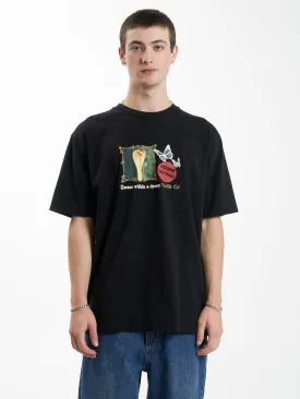 Dream Within a Dream  Oversize Fit Tee - Black