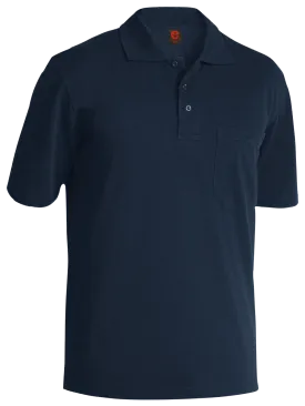 Ellusion Cotton Knit Polo /W Pocket JKP02