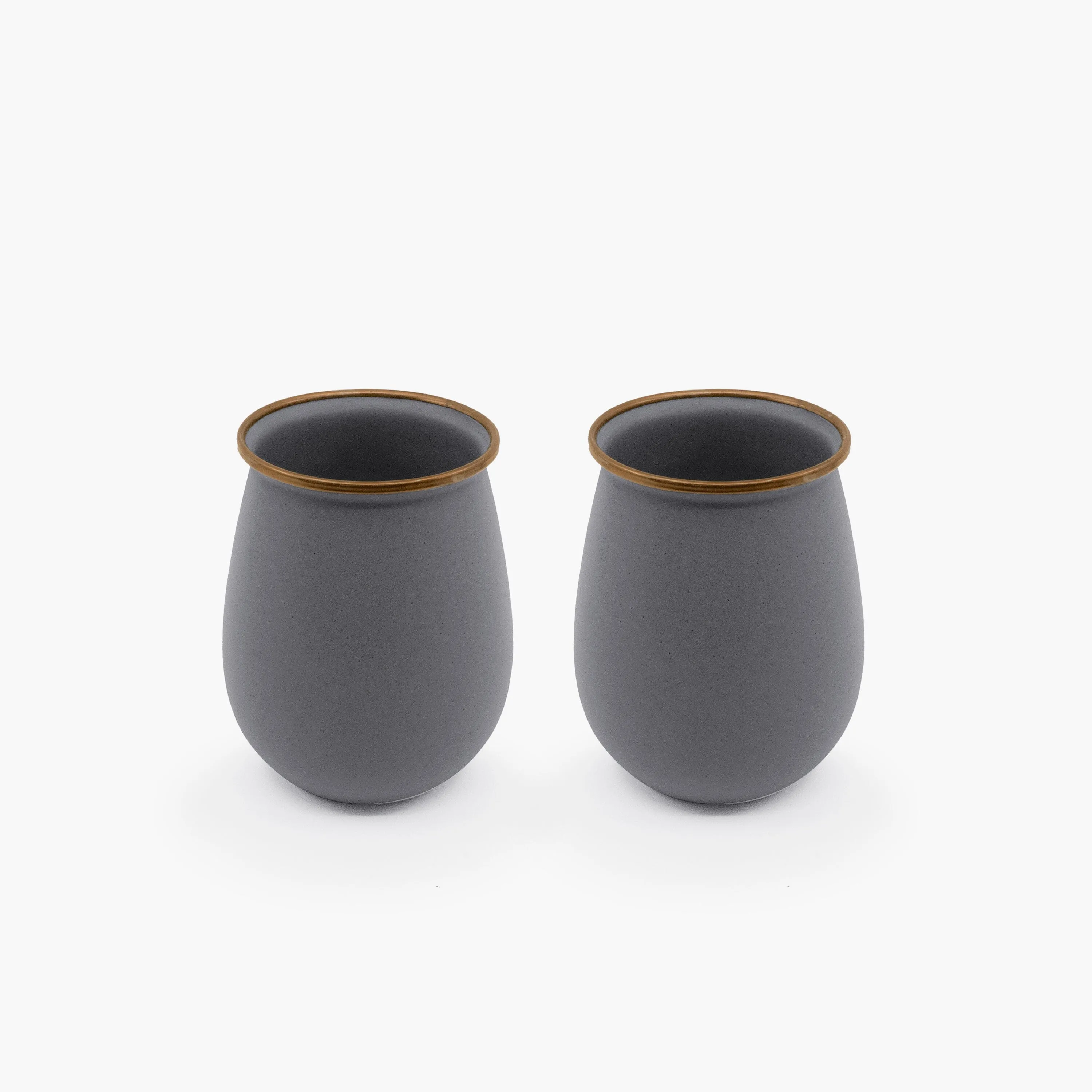 Enamelware Dining Collection - Slate Gray