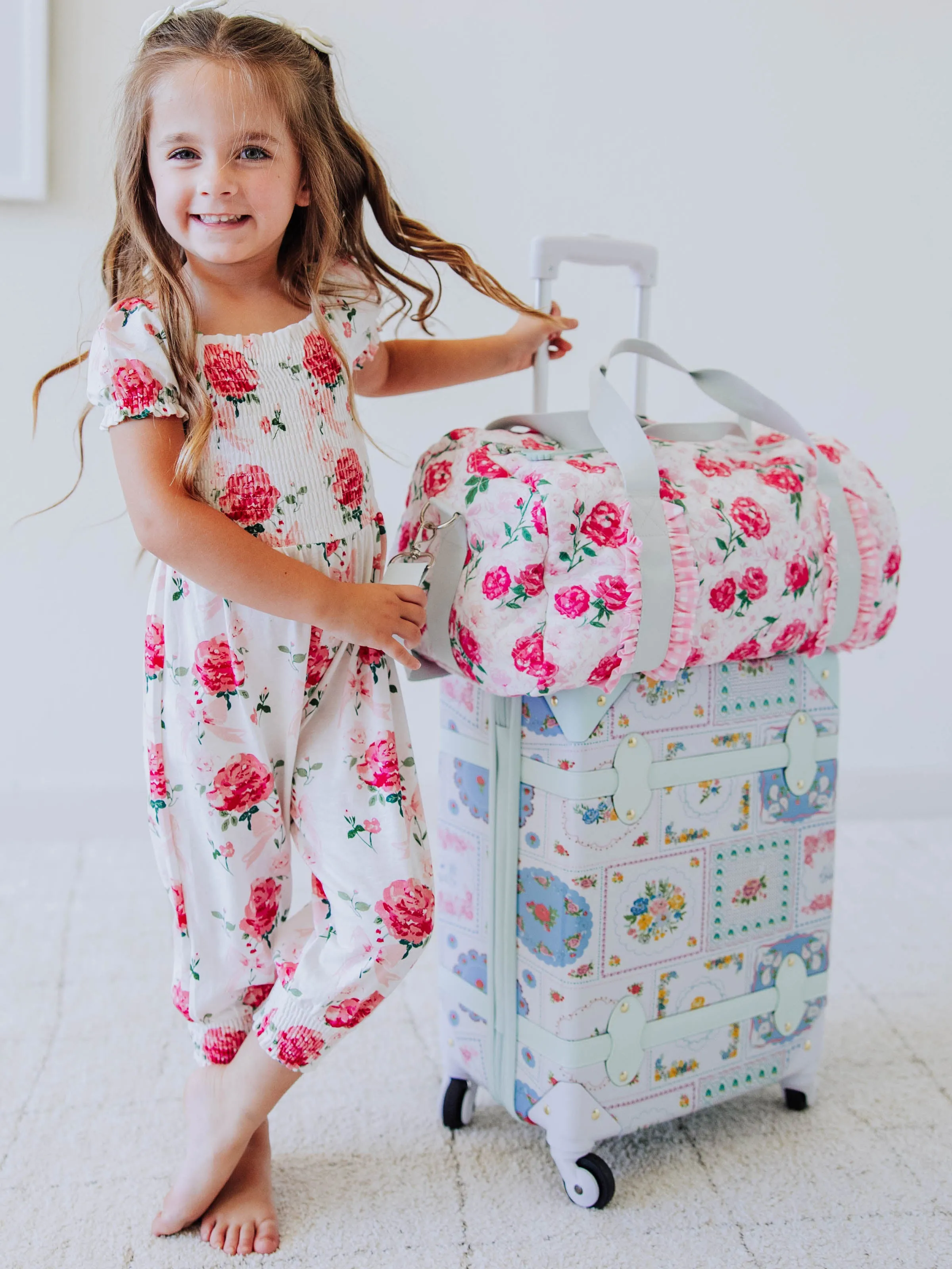 Everyday Duffle - Raspberry Roses