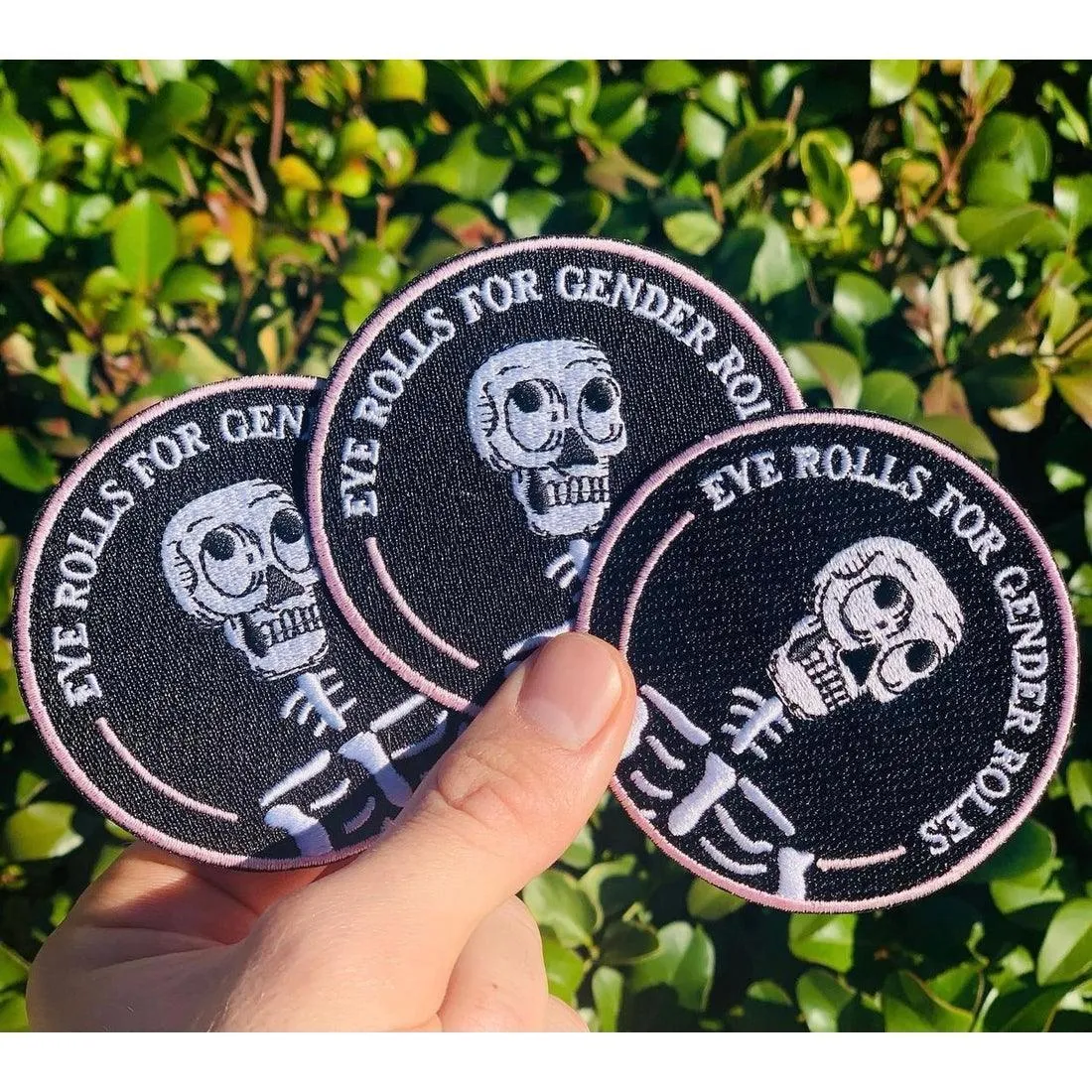 Eye Rolls for Gender Roles | Iron-On Patch