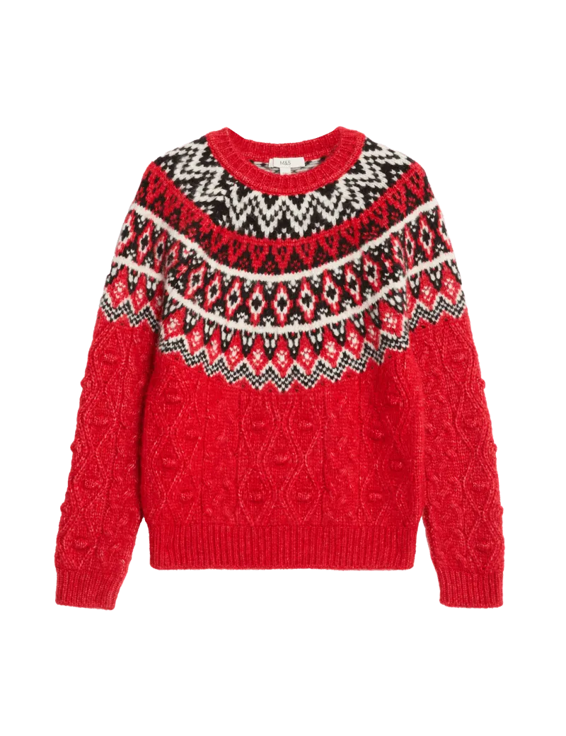 Fairisle Crew Neck Jumper