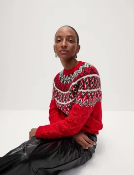 Fairisle Crew Neck Jumper