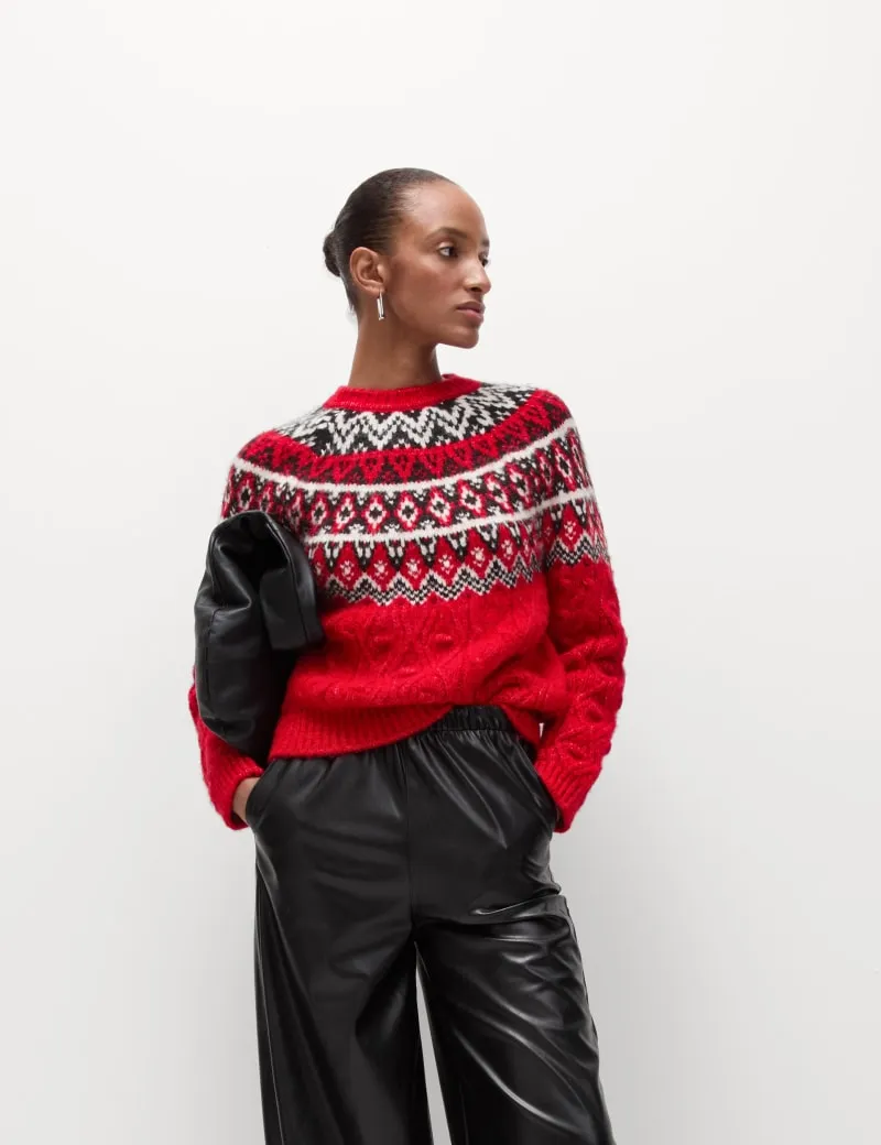 Fairisle Crew Neck Jumper