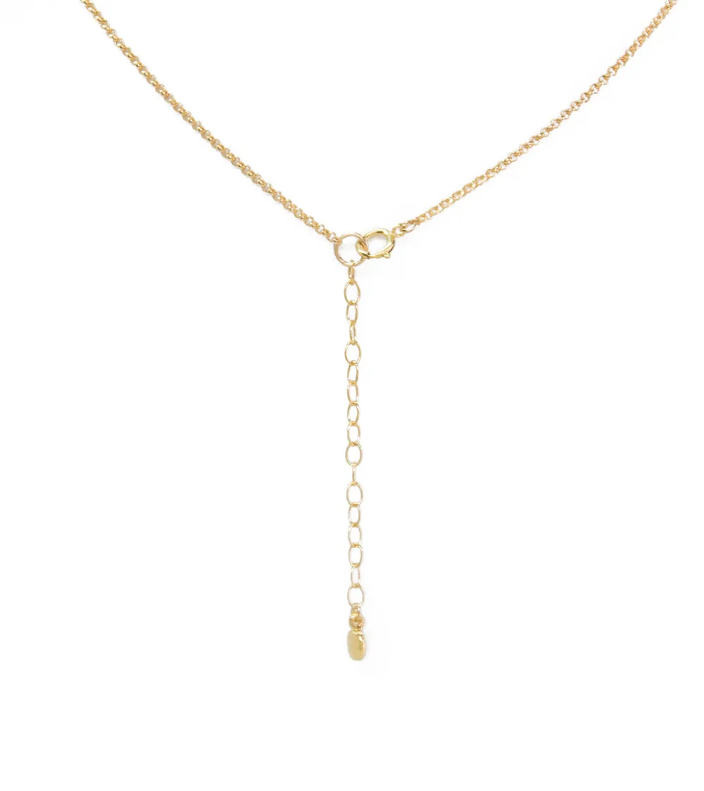 Floating Three Tahitian Pearls Necklace - Gold Filled