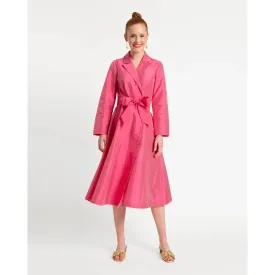 Frances Valentine Lucille Wrap Dress Pink