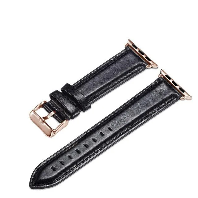 Genuine Leather Watch Band For Apple Watch