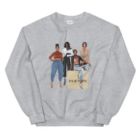Girlfriends Sweatshirt- Gray