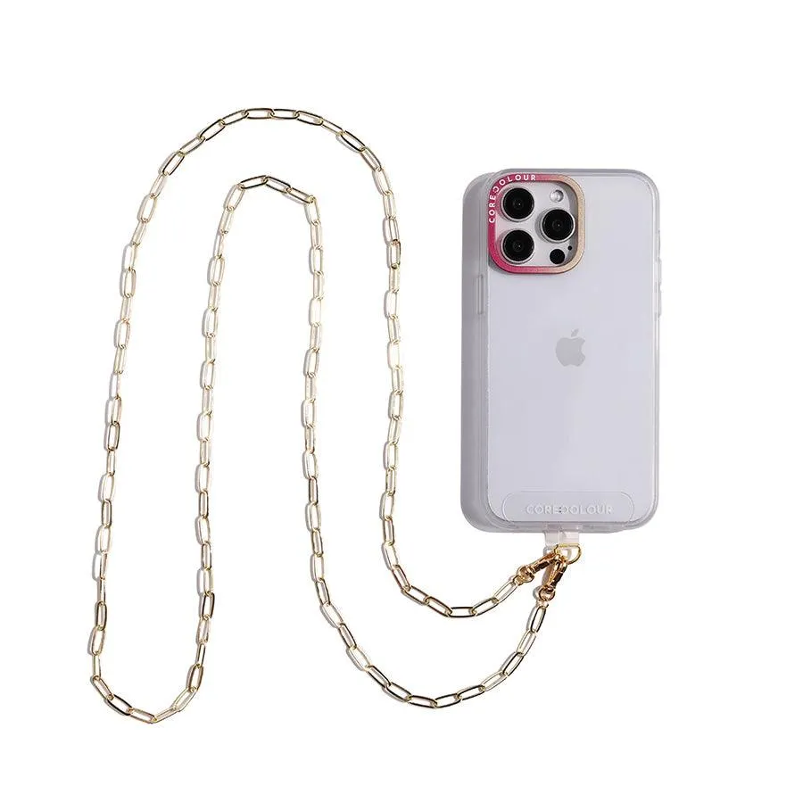 Gold Link Crossbody Phone Strap