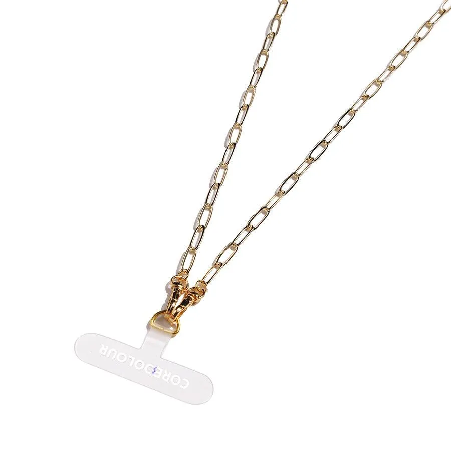 Gold Link Crossbody Phone Strap