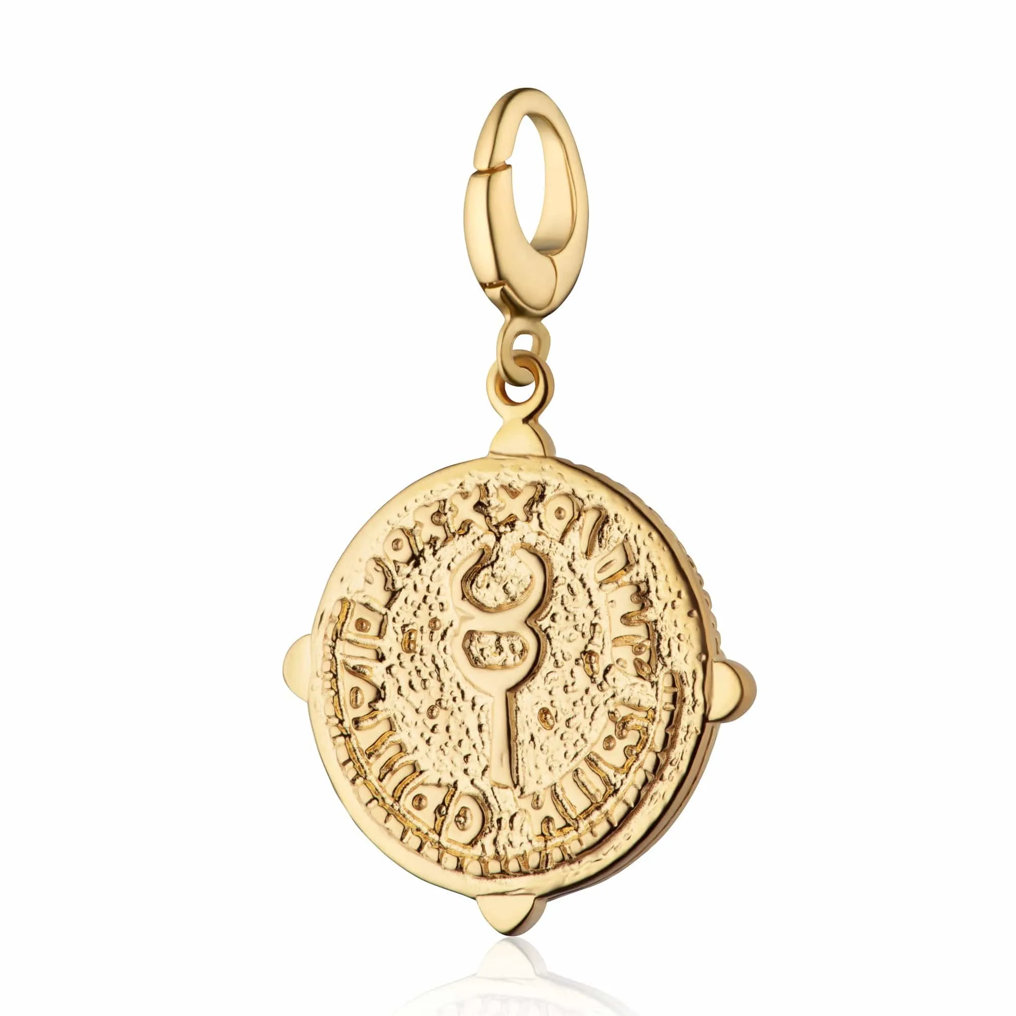 Gold Plated Goddess of Communication Iris Charm