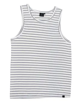 HEMP TANK TOP STONE STRIPES ARMOR