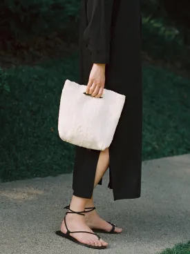 Isa Bag, Regen Silk Noil Jersey, Natural