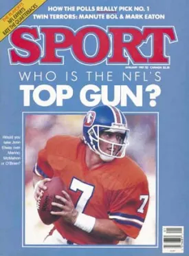 January 1987 Sport Cover (John Elway, Denver Broncos)