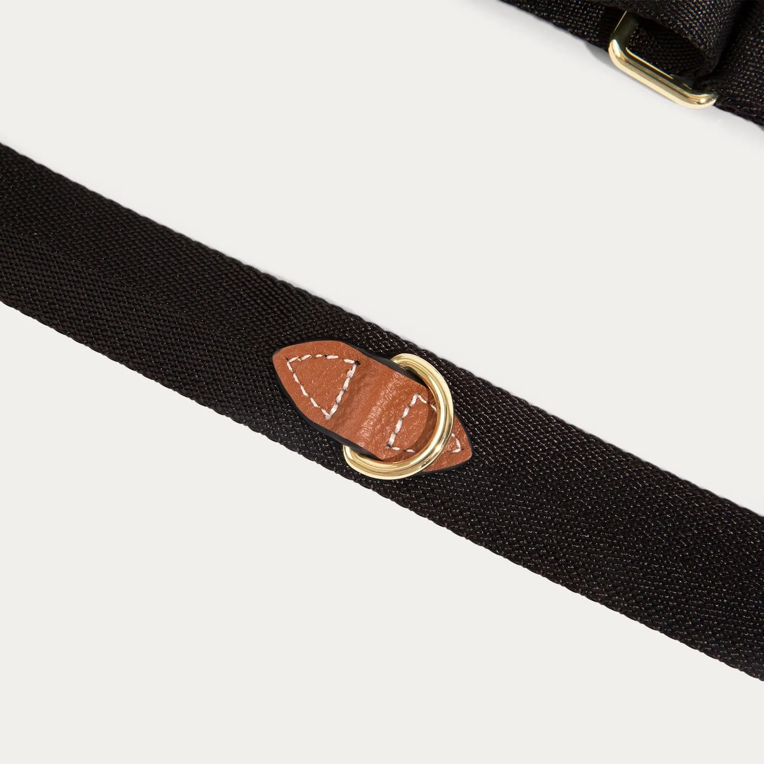 Lauren Leather Crossbody Bandolier - Sienna/Gold