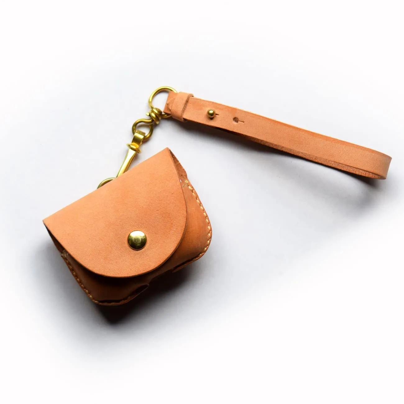 Leather Factory Roberu AirPods Pro Case Dark Brown