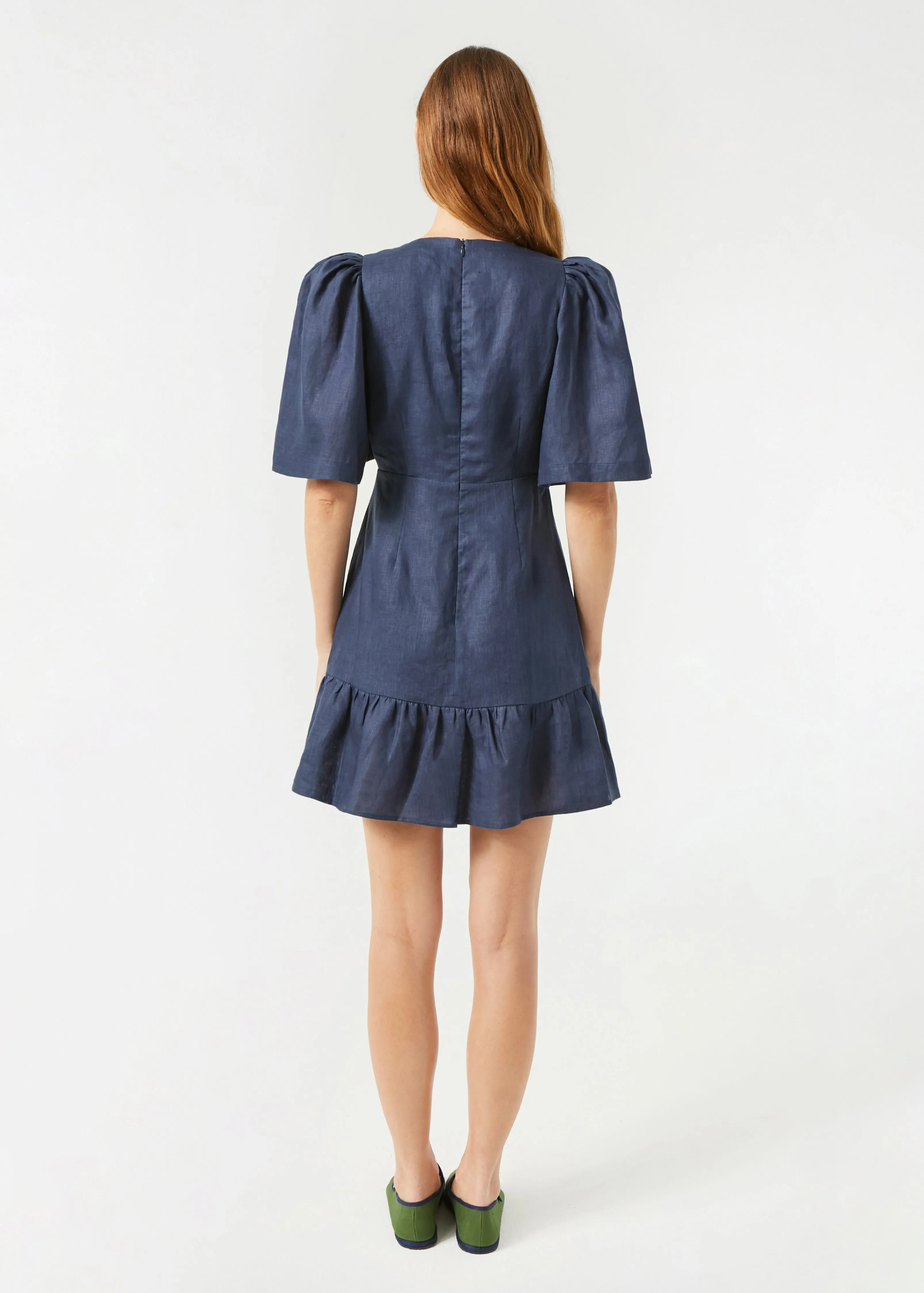 Linen Mariana Dress | Navy