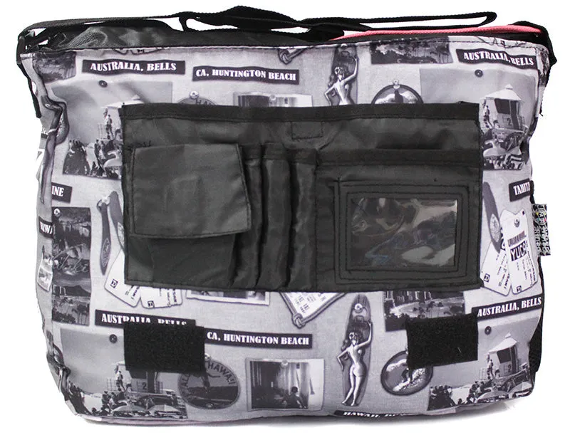 MAMG967 Messenger Juvenil Estampado Periódico Maui And Sons