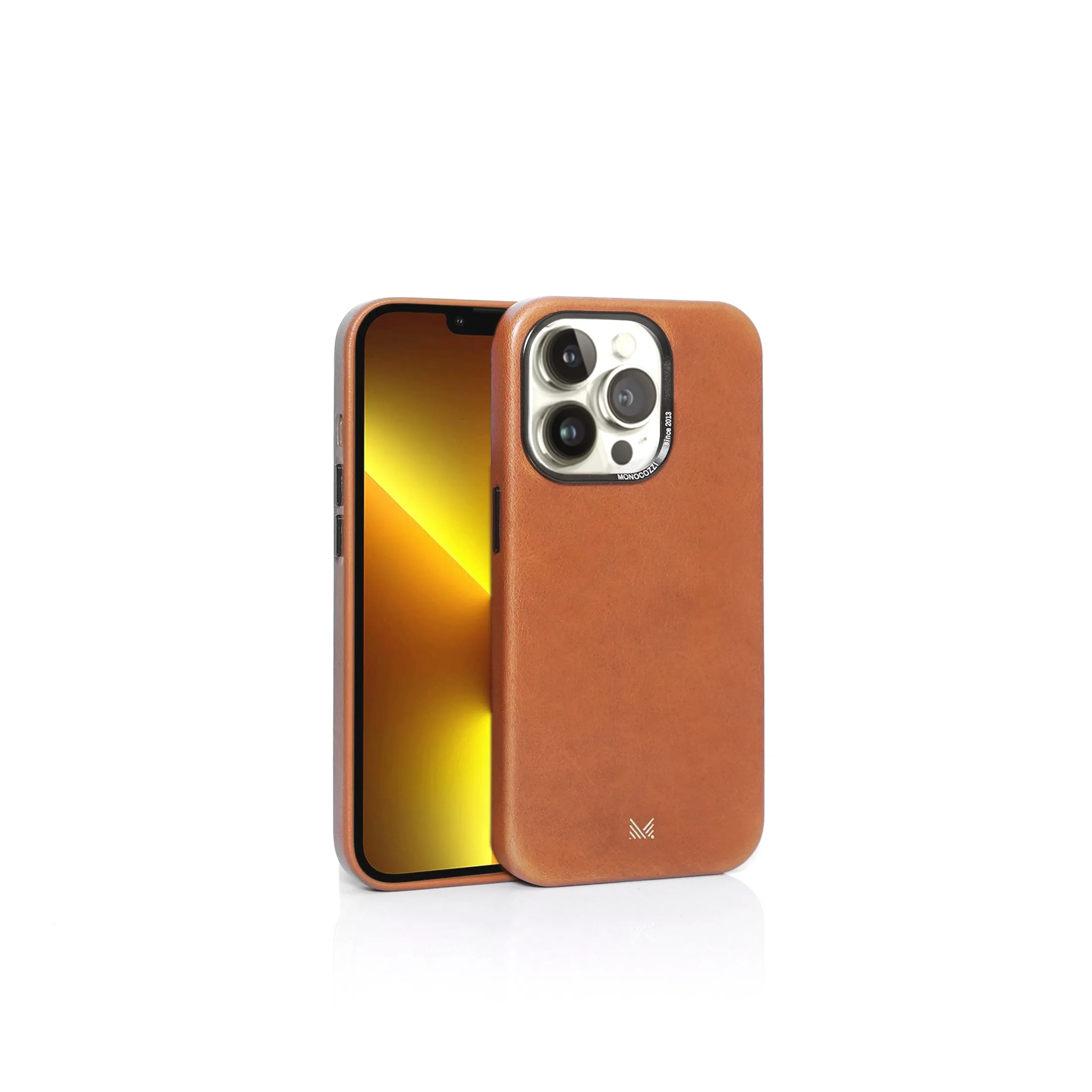 Monocozzi EXQUISITE | Magsafe Compatible SnapOn Genuine Leather Protective Case for iPhone 14 Pro/ProMax
