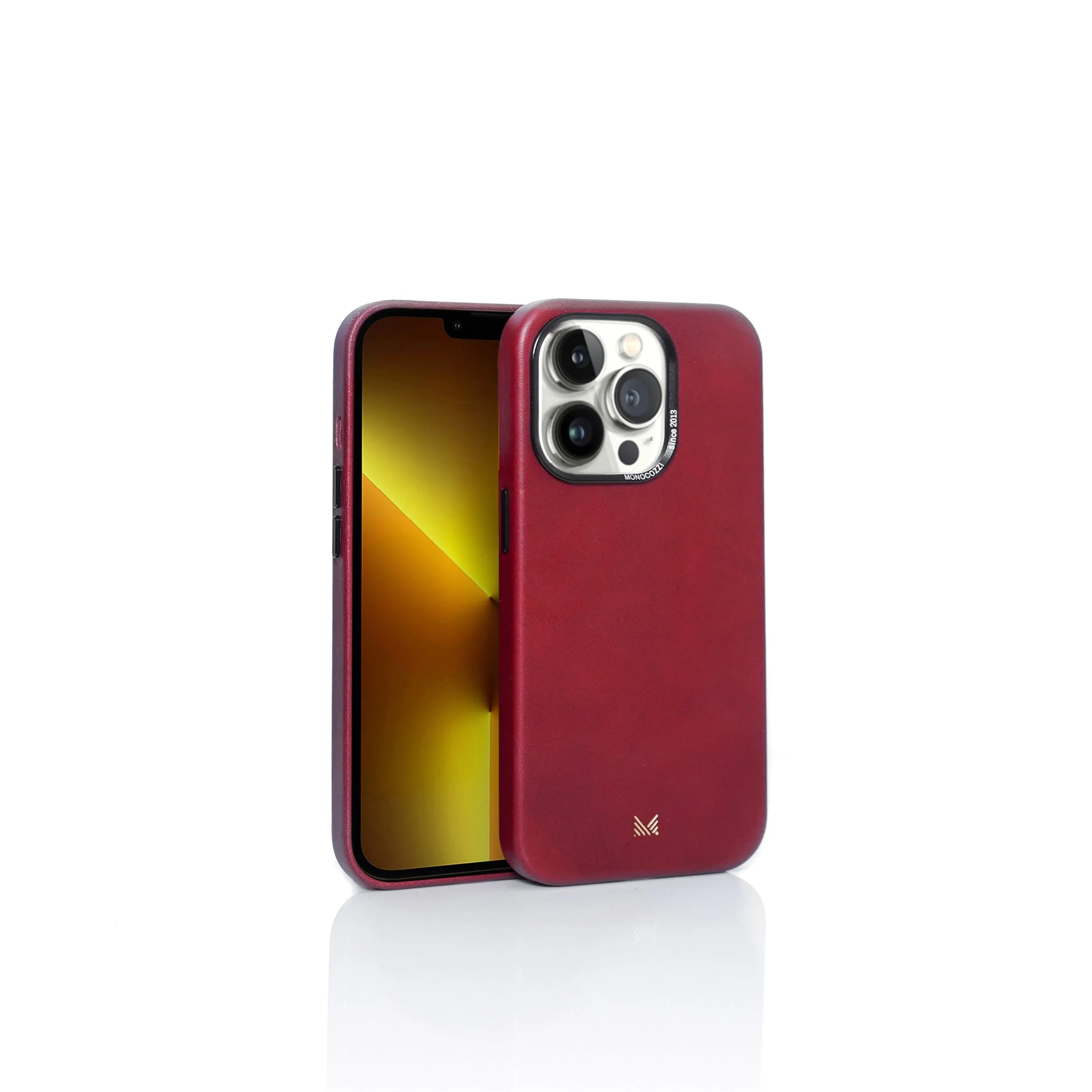 Monocozzi EXQUISITE | Magsafe Compatible SnapOn Genuine Leather Protective Case for iPhone 14 Pro/ProMax