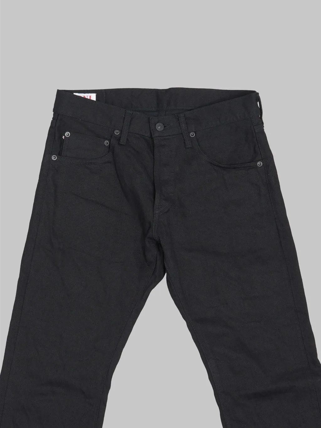 ONI Denim 642-13BK "Jet Black Denim" 13oz Relaxed Tapered Jeans