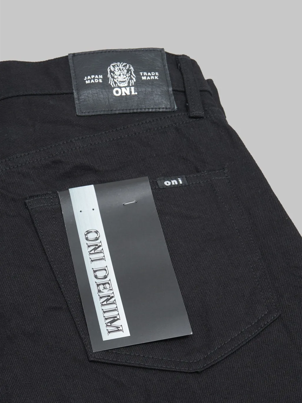 ONI Denim 642-13BK "Jet Black Denim" 13oz Relaxed Tapered Jeans