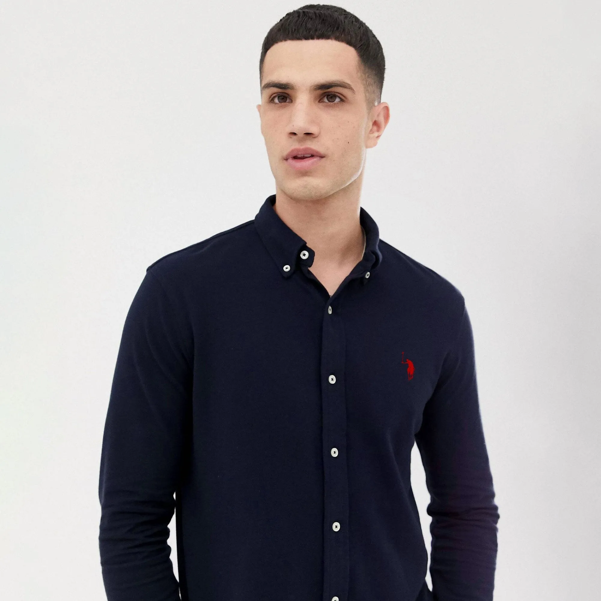 Polo Republica Men's Essentials Knitted Casual Shirt
