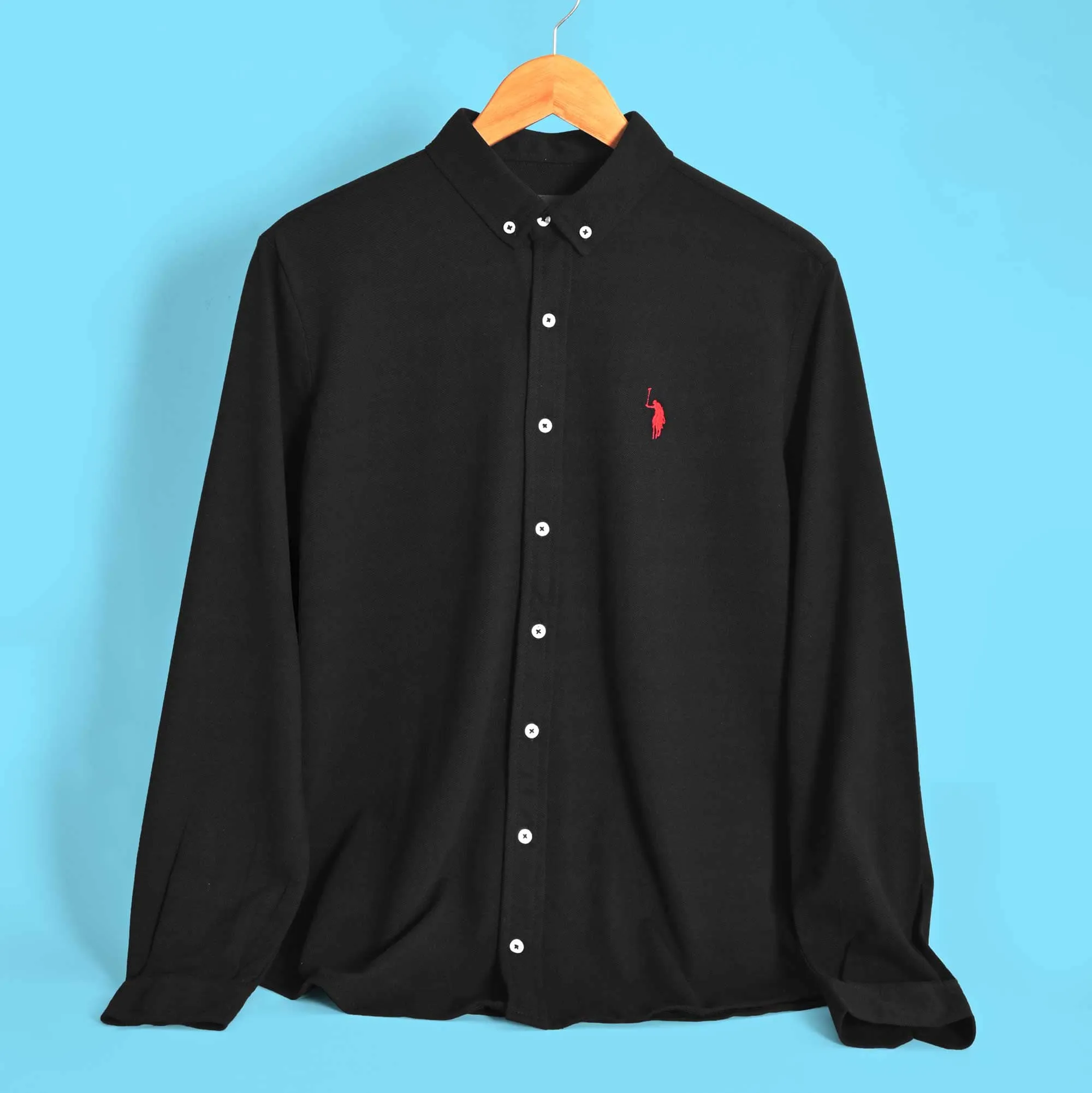 Polo Republica Men's Essentials Knitted Casual Shirt