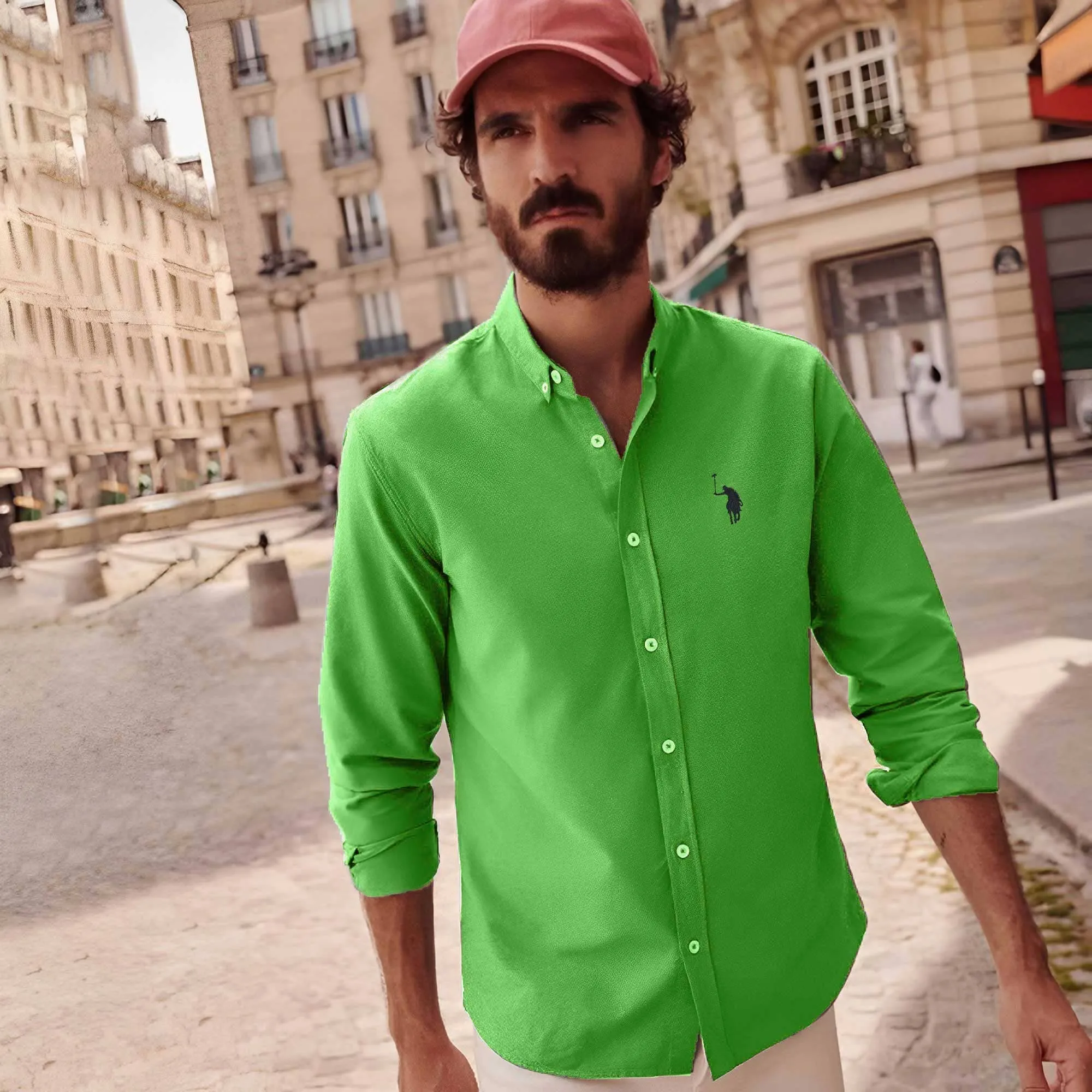 Polo Republica Men's Essentials Knitted Casual Shirt