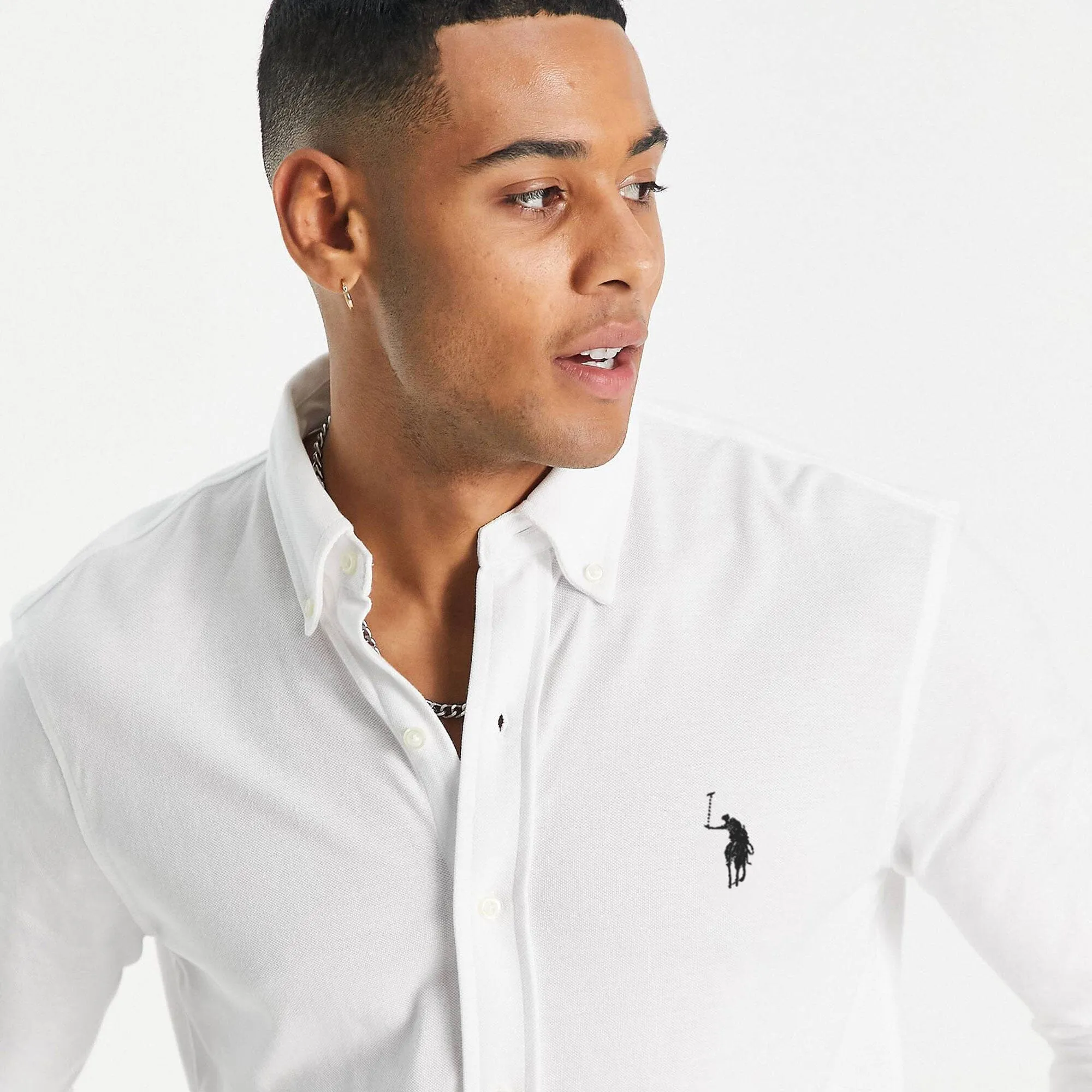 Polo Republica Men's Essentials Knitted Casual Shirt