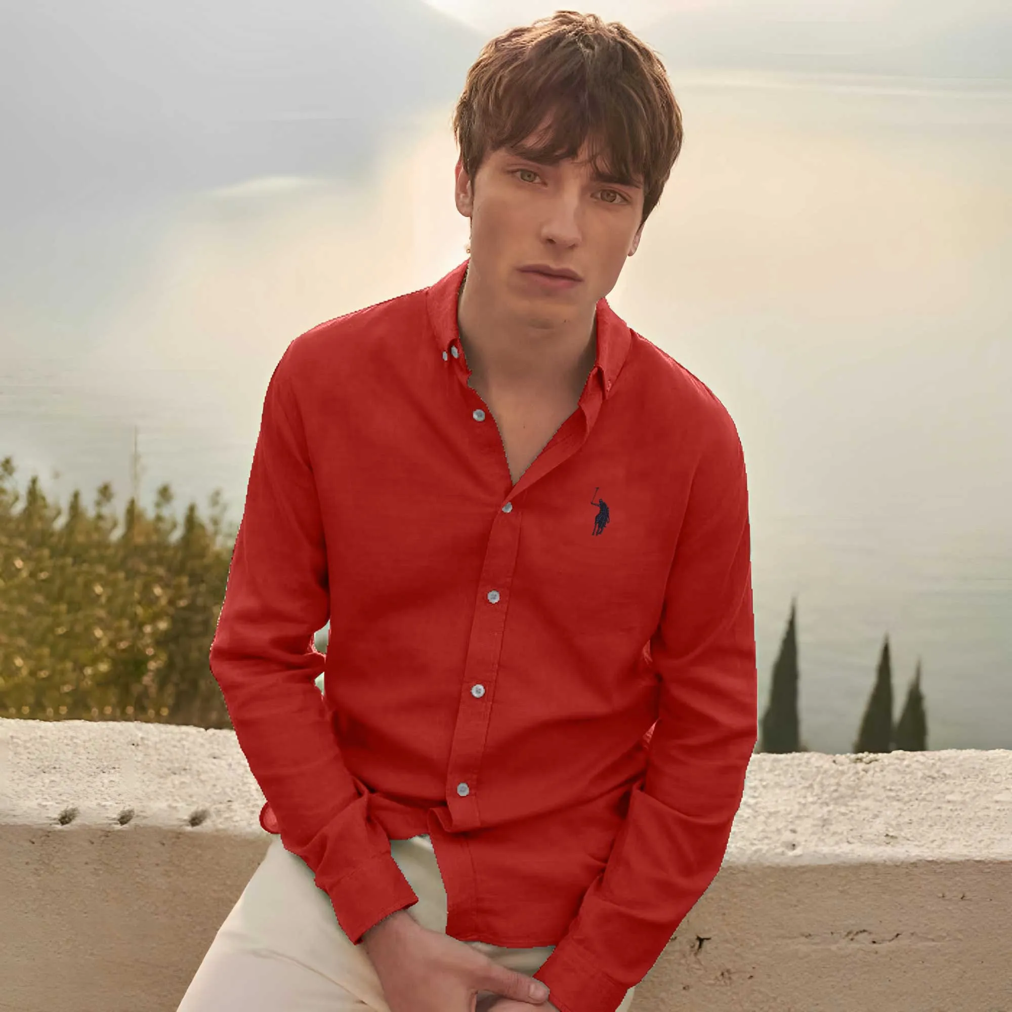 Polo Republica Men's Essentials Knitted Casual Shirt