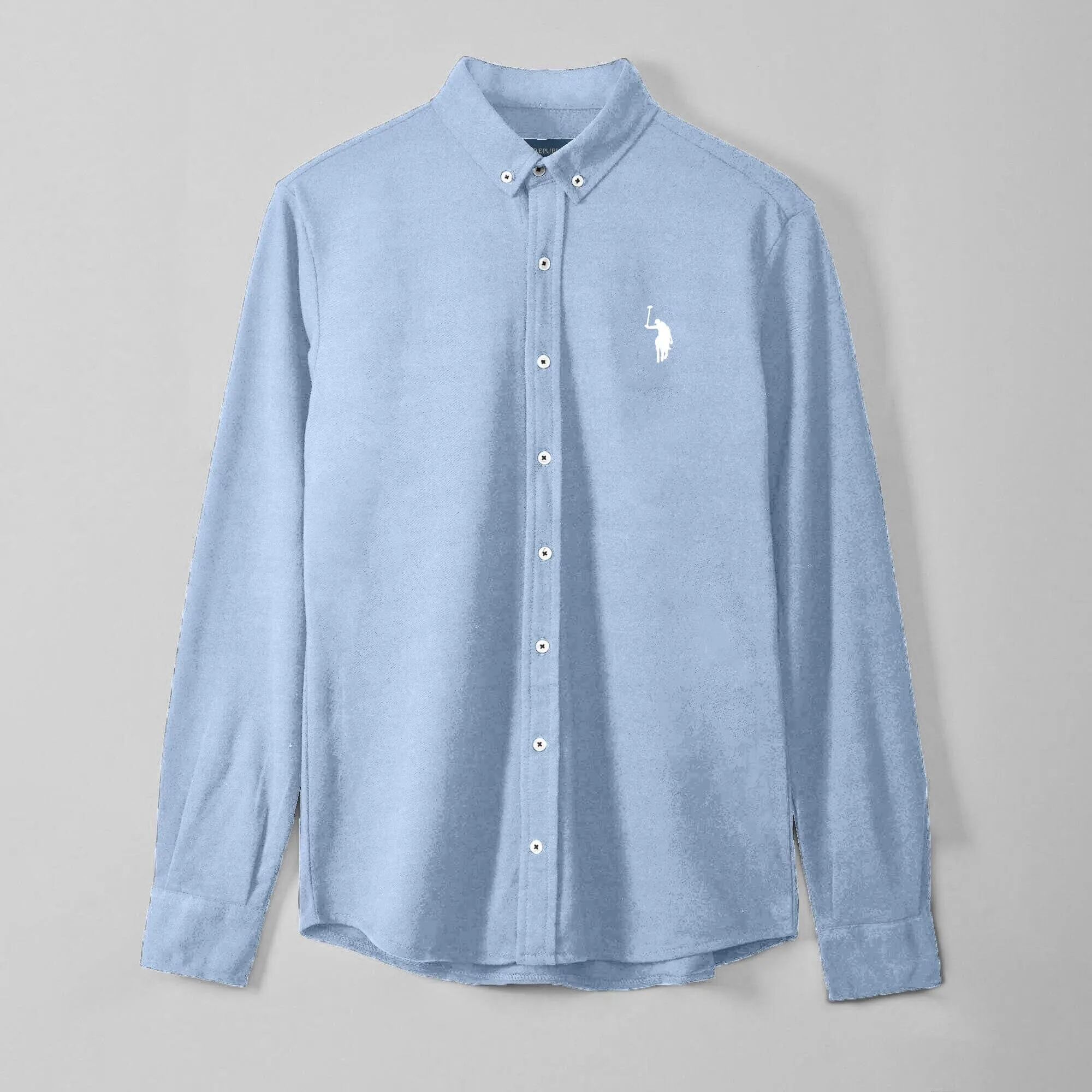 Polo Republica Men's Essentials Knitted Casual Shirt