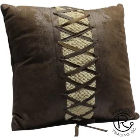 "El Dorado" Western Cowhide Print Accent Pillow