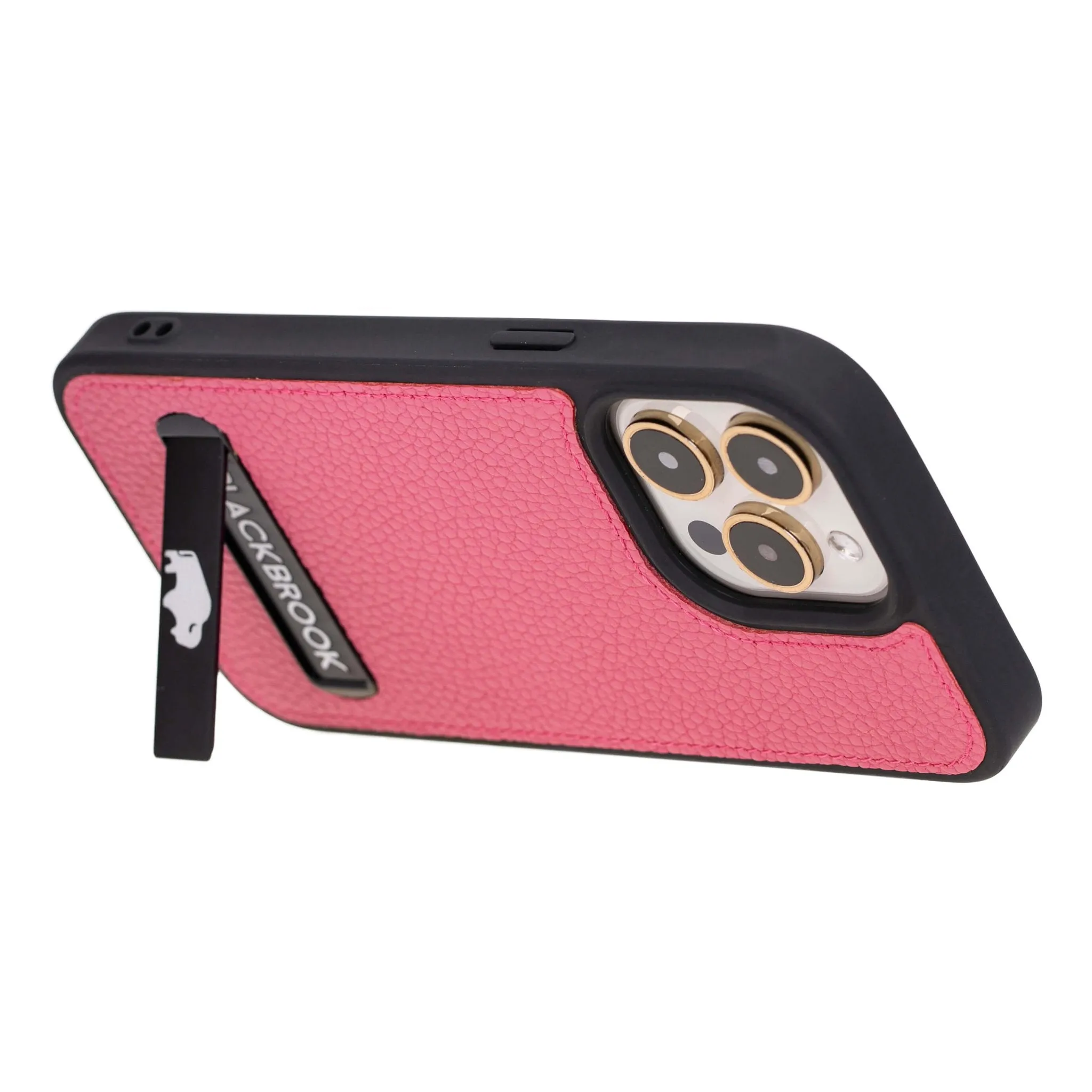 Reed iPhone 15 Pro Max Snap-On with Stand Case, Fuchsia