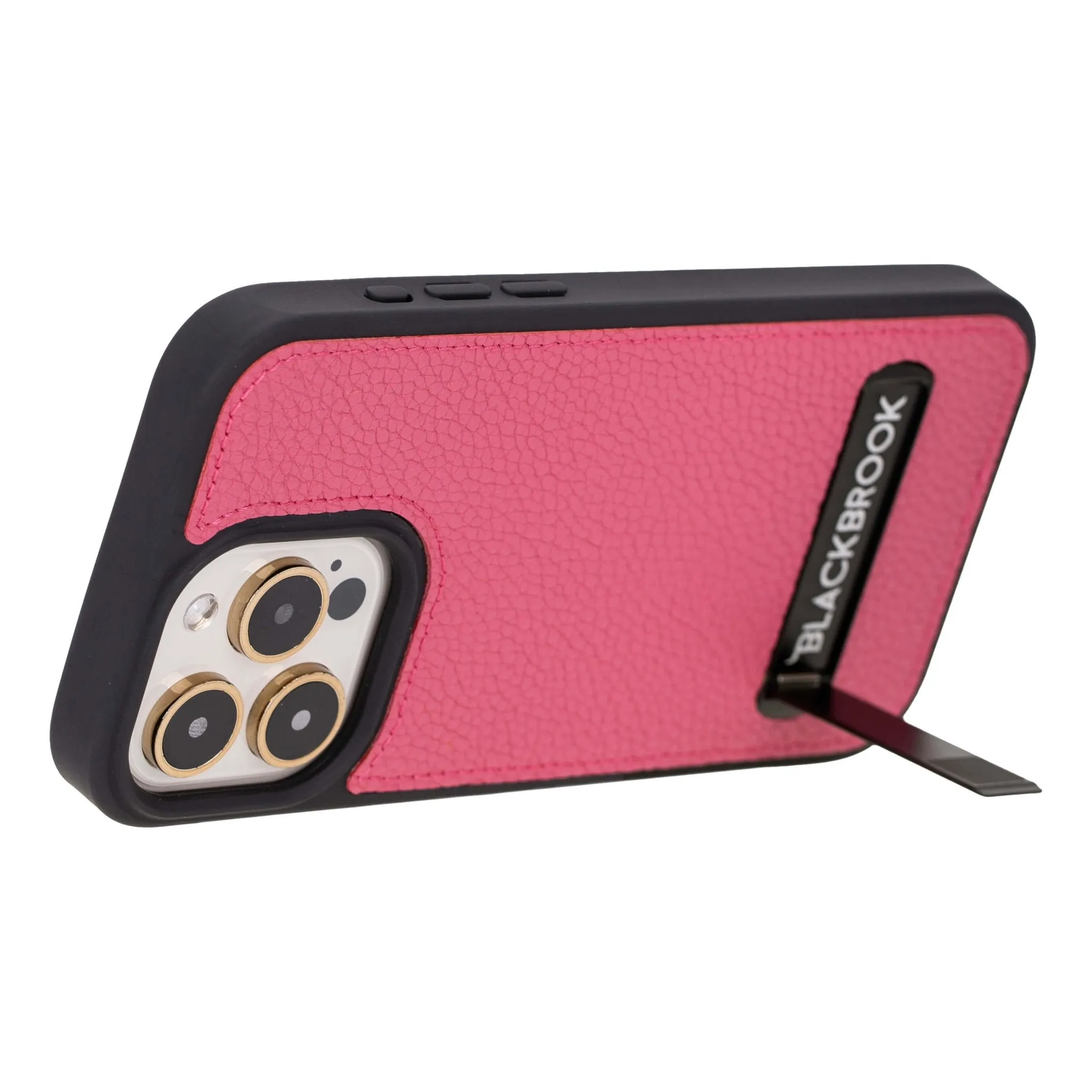 Reed iPhone 15 Pro Max Snap-On with Stand Case, Fuchsia