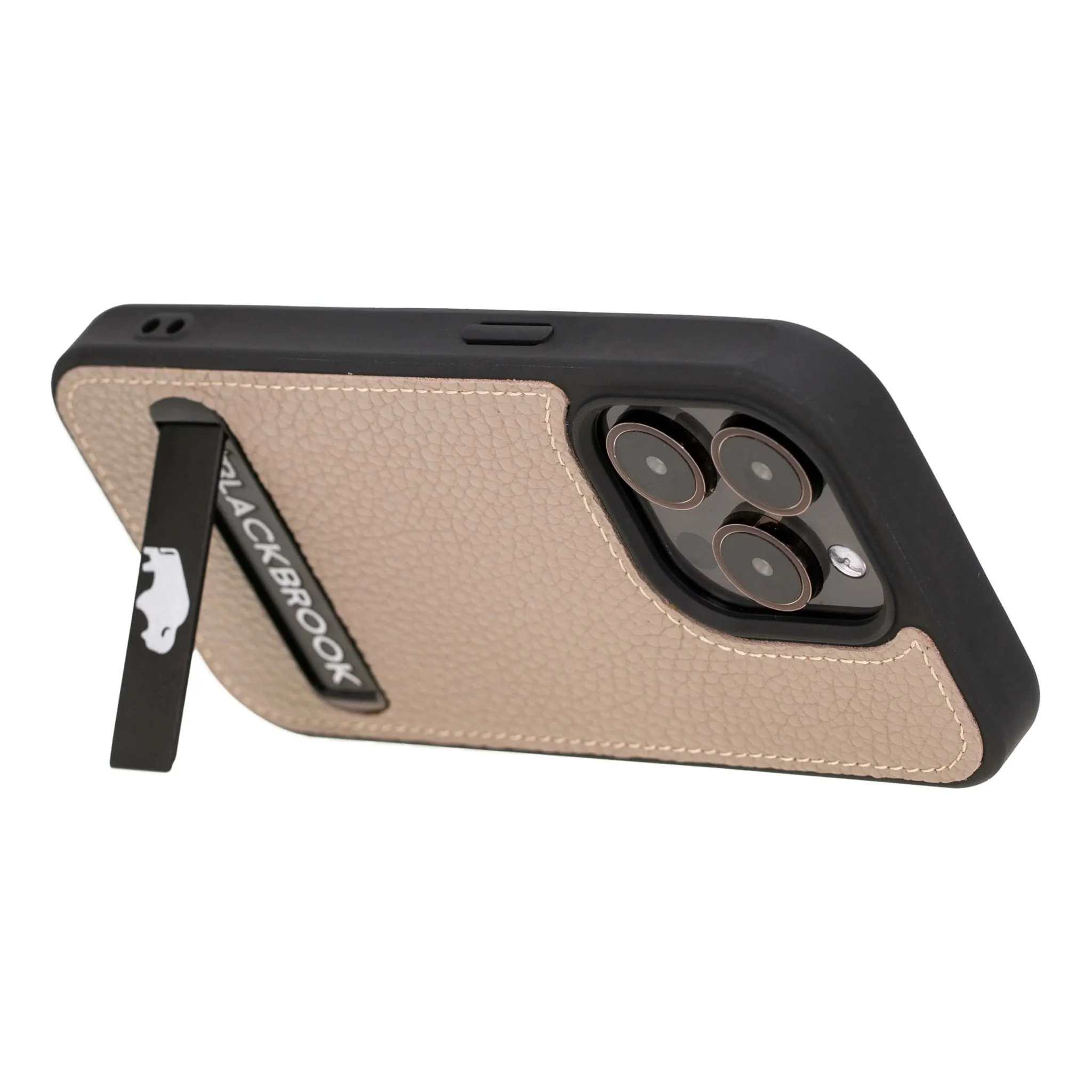 Reed iPhone 15 PRO Snap-On with Stand Case, Grey