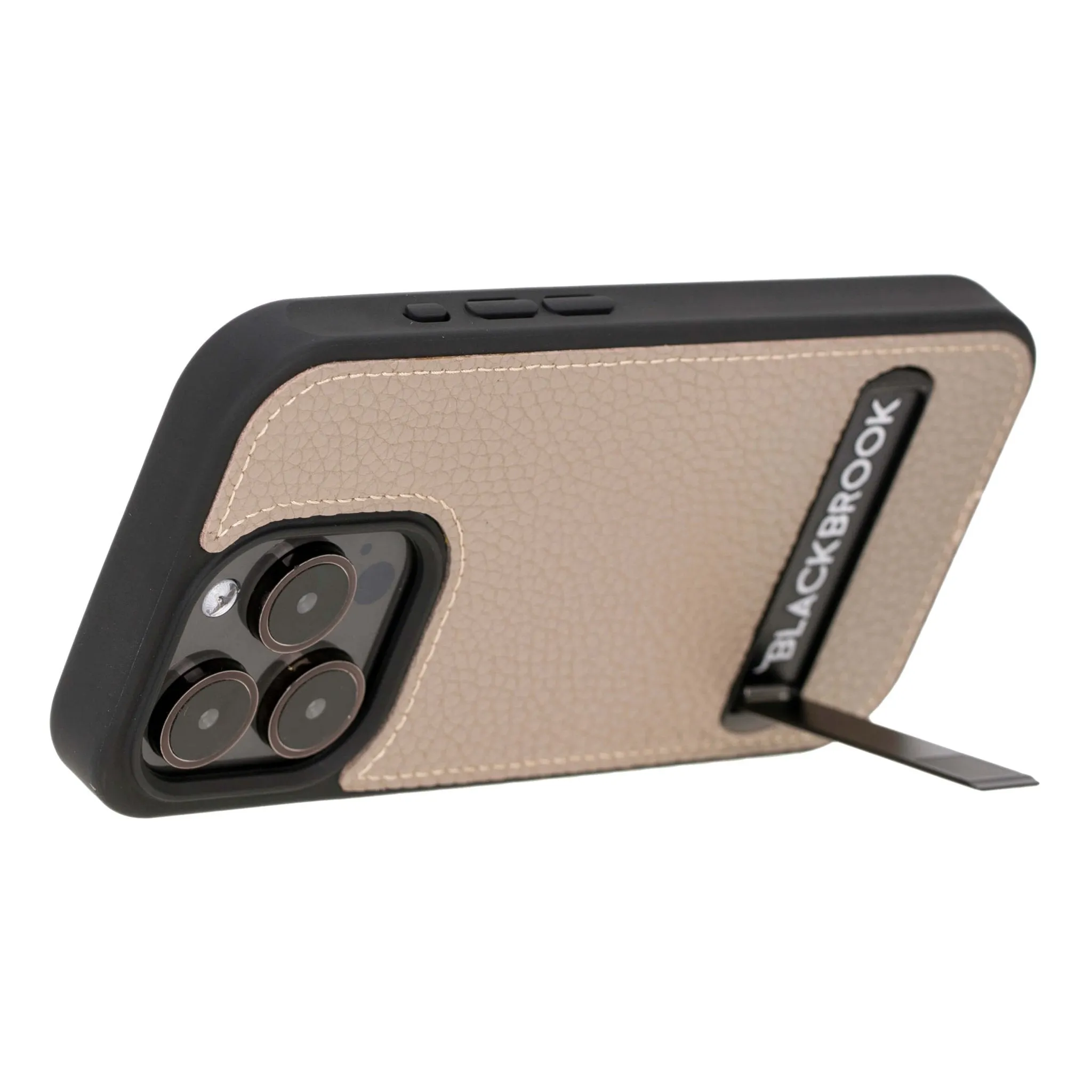 Reed iPhone 15 PRO Snap-On with Stand Case, Grey