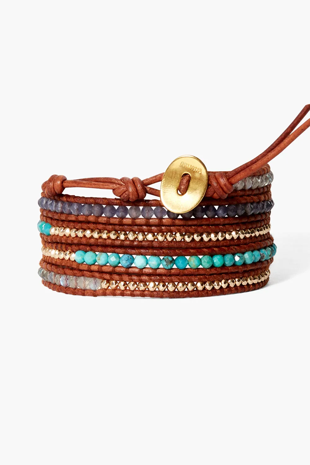 Santi Wrap Bracelet Turquoise Mix