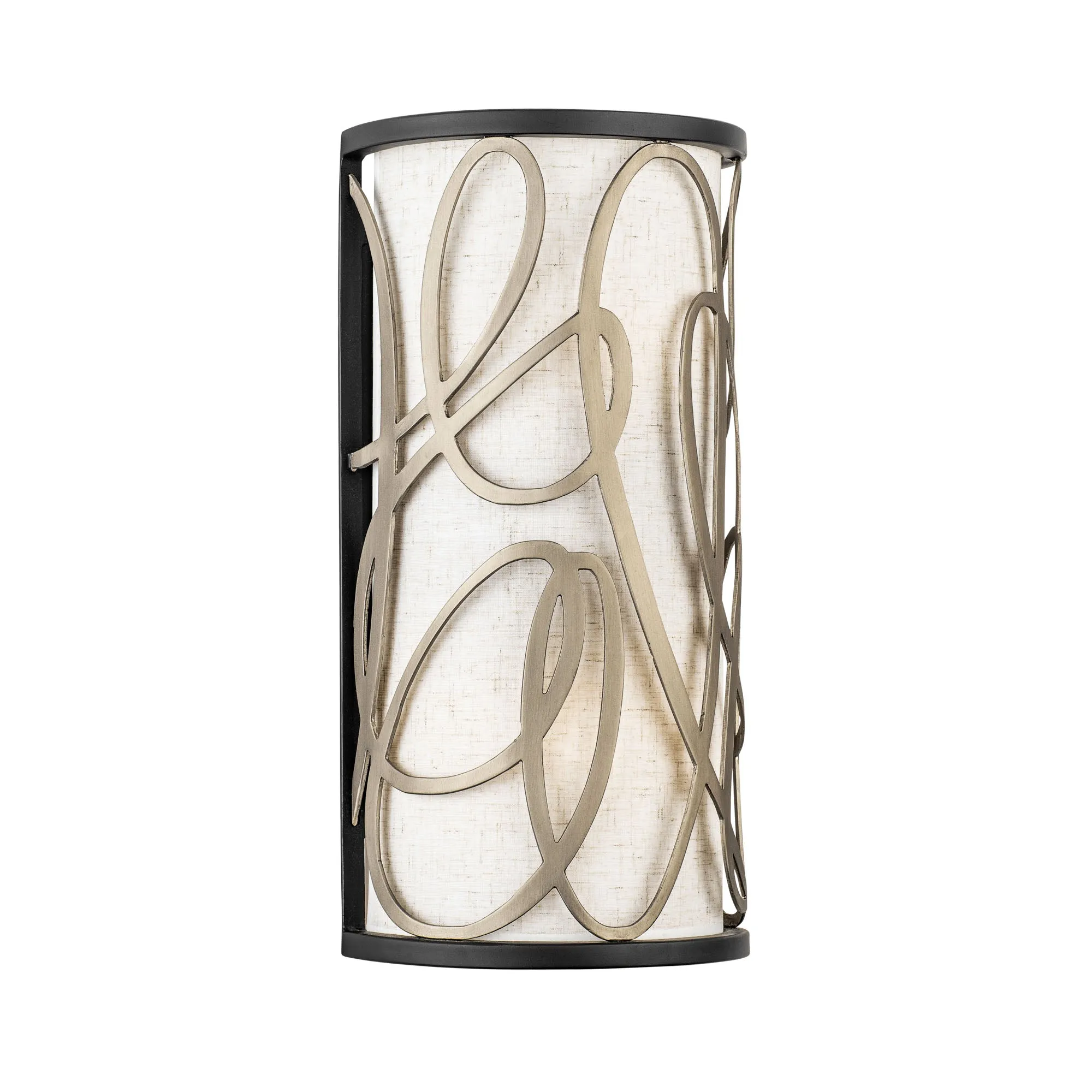 Scribble 381W02MBAR 2-Light Wall Sconce - Matte Black/Artifact