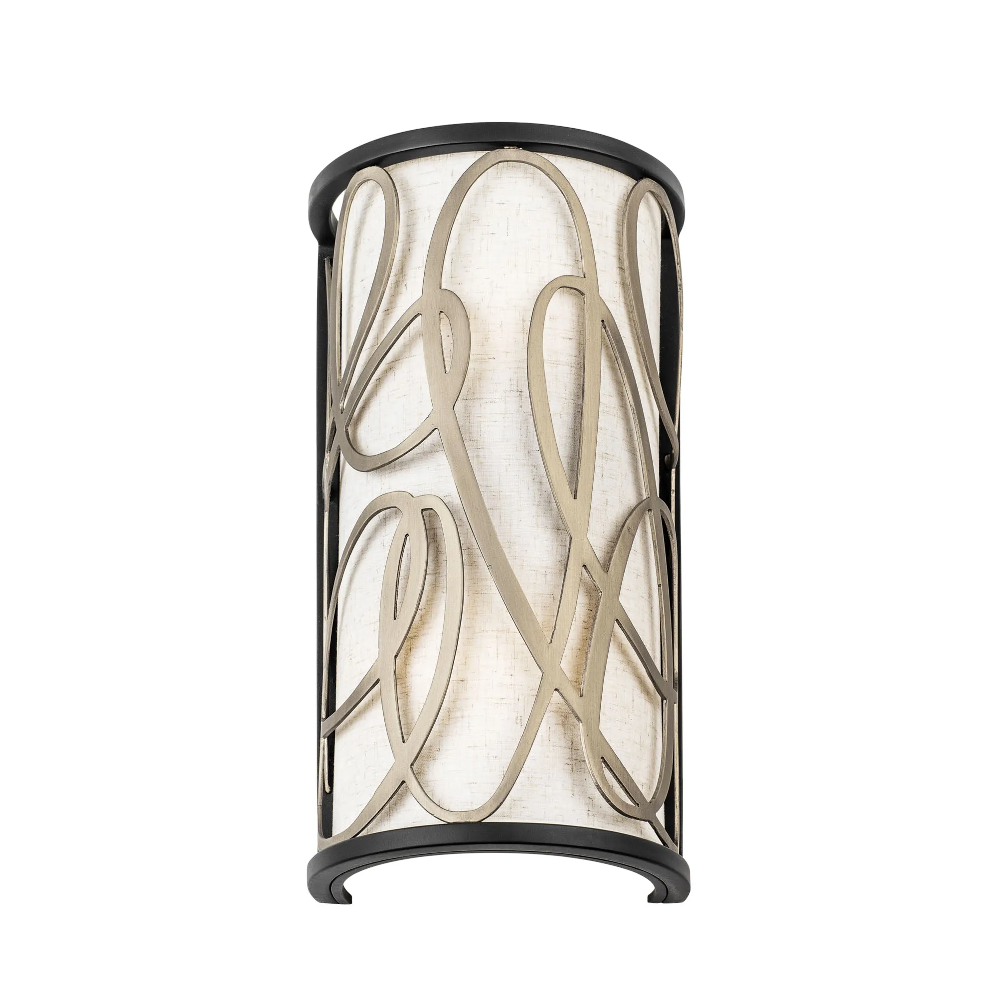 Scribble 381W02MBAR 2-Light Wall Sconce - Matte Black/Artifact