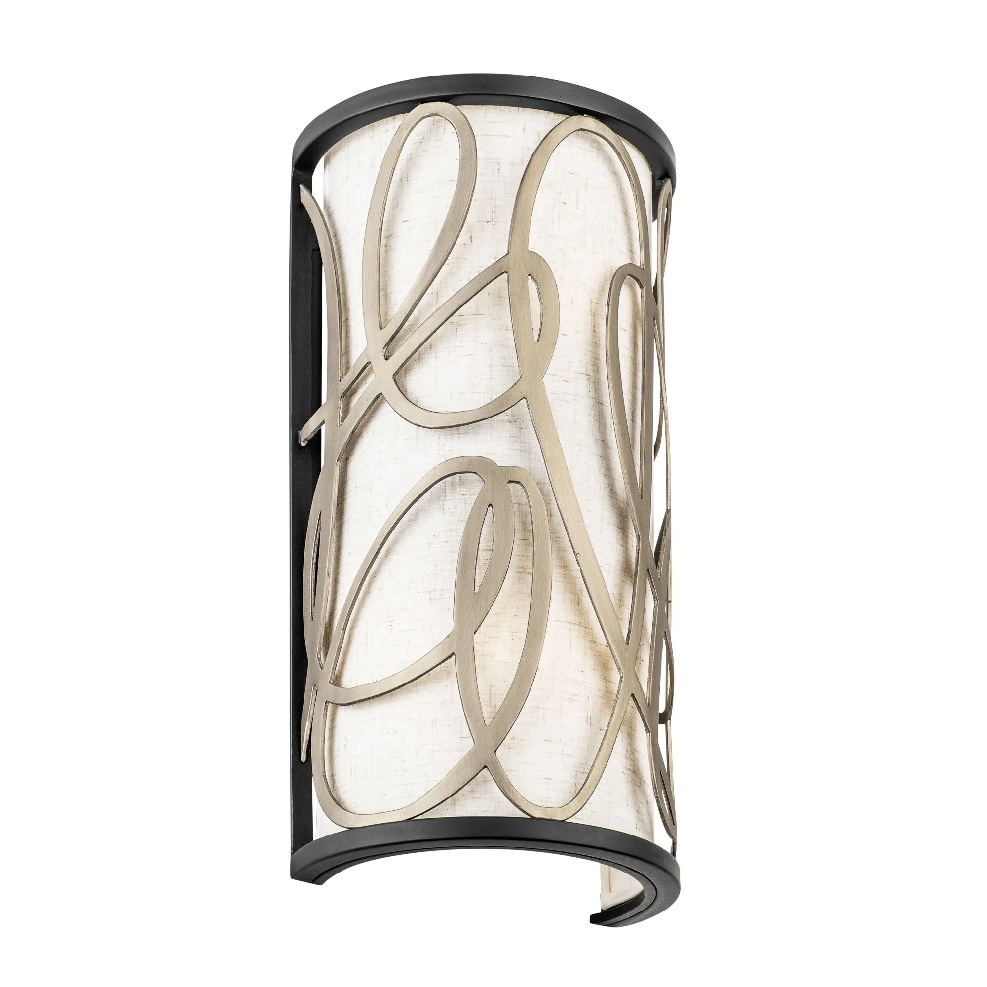 Scribble 381W02MBAR 2-Light Wall Sconce - Matte Black/Artifact