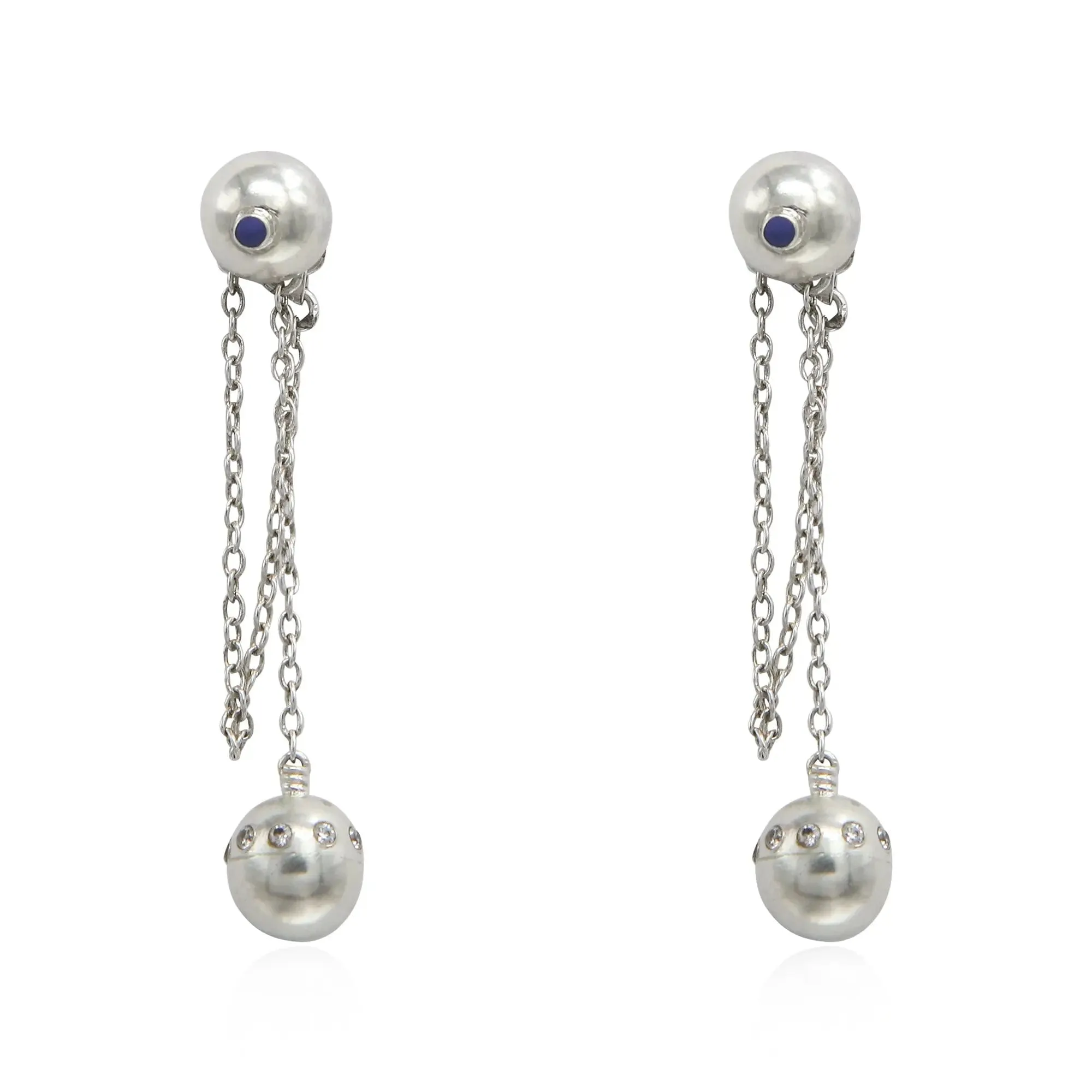 Silver 3-in-1 Earring