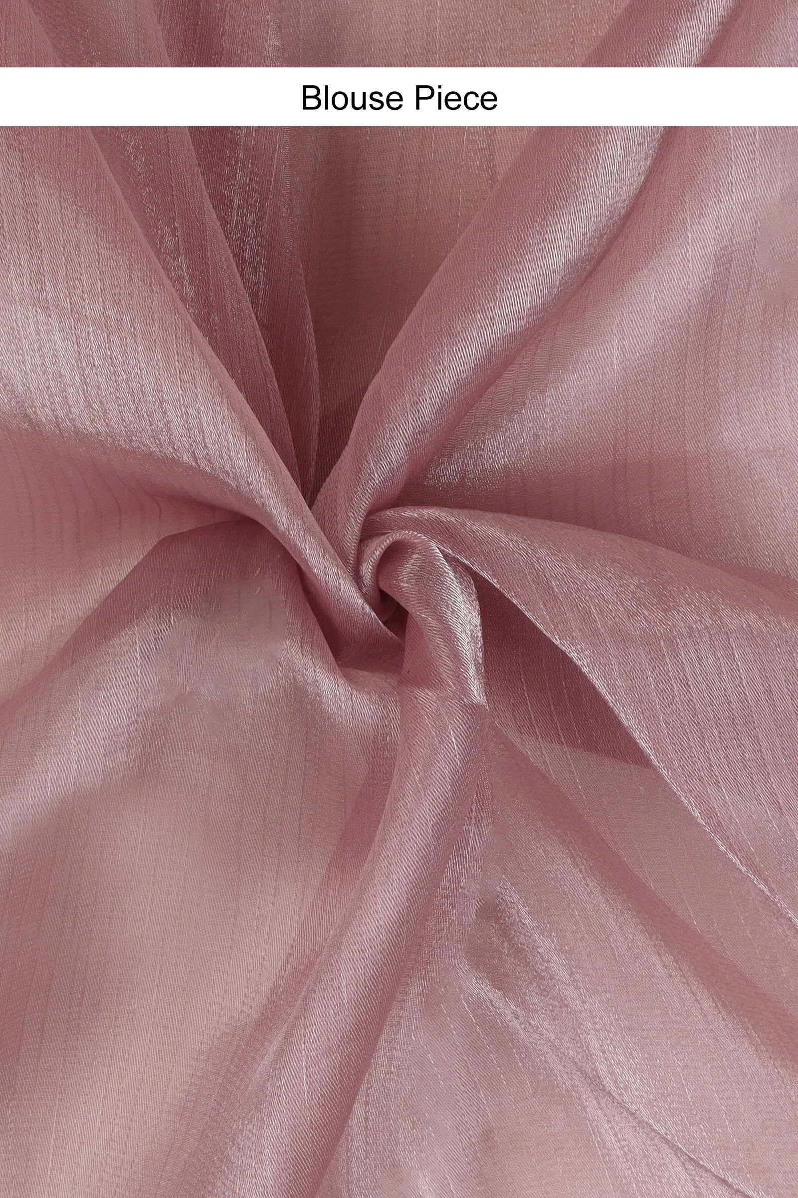 Teejh Bhavna Blush Pink Tissue Saree