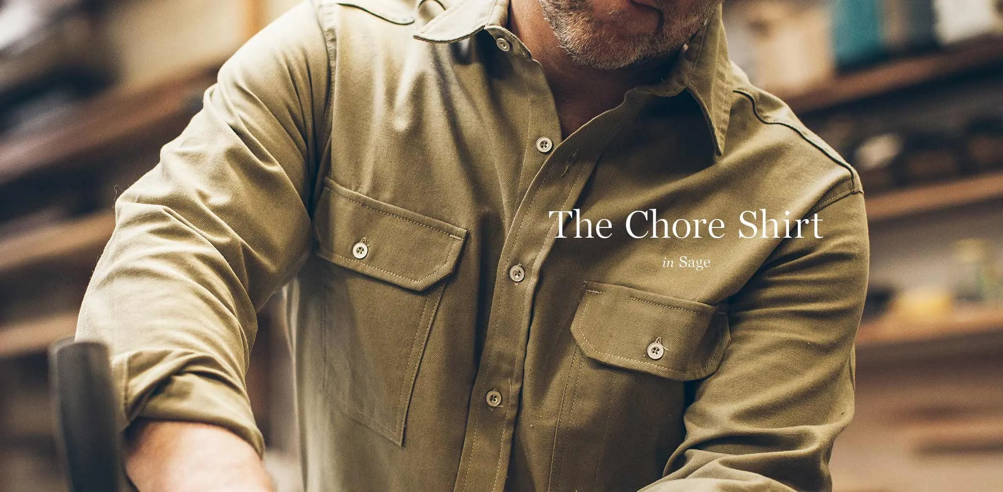 The Chore Shirt in Sage