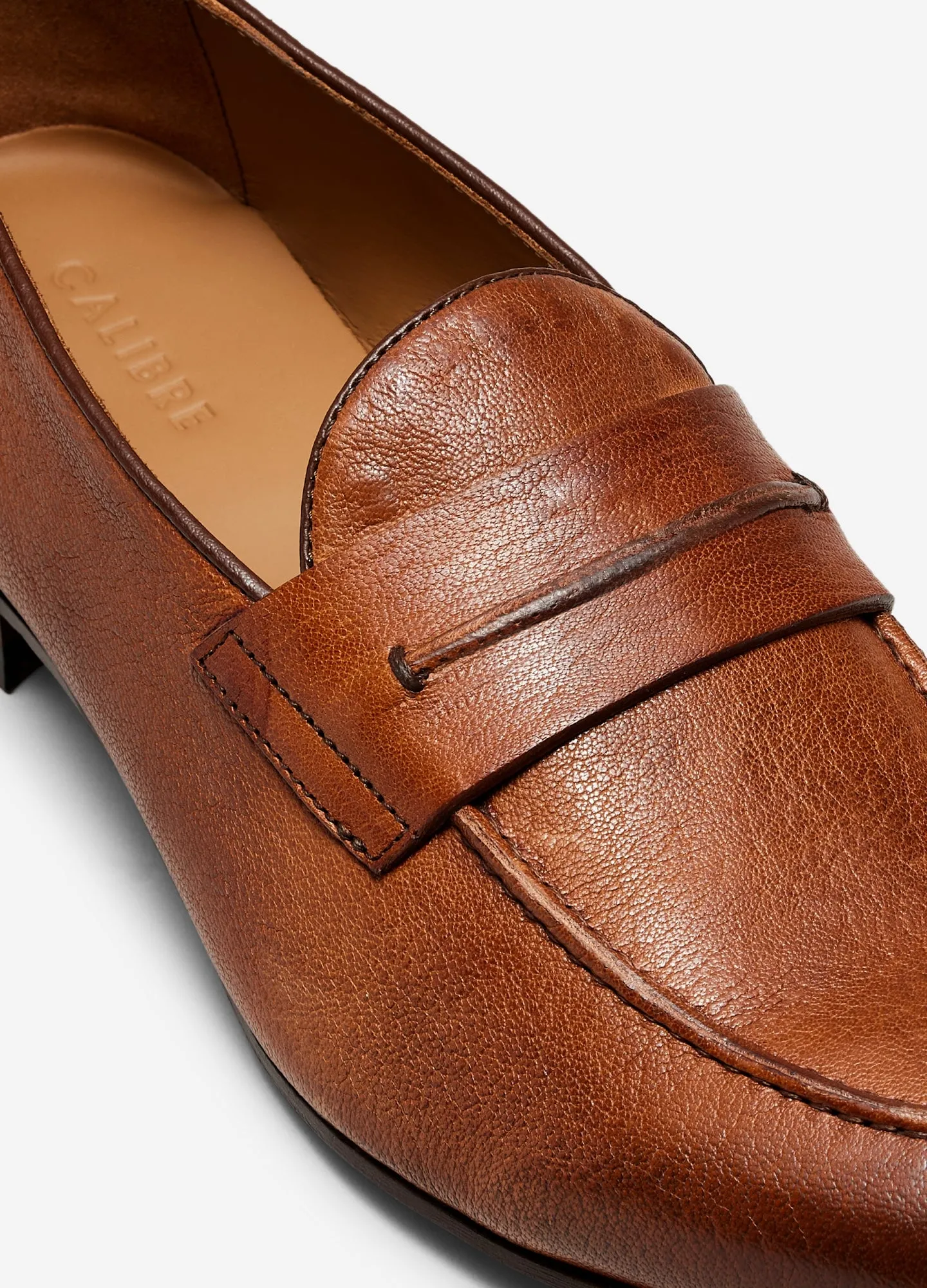 Vintage Leather Loafer Tan