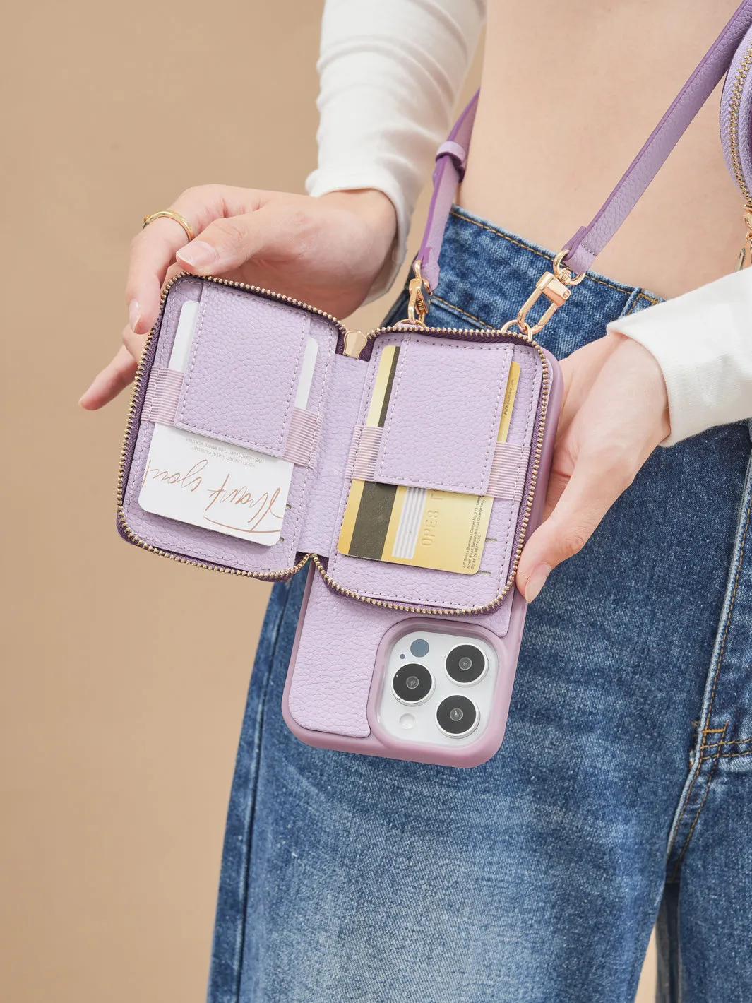 Vivid Kit- Crossbody Phone Case Round Pouch Set