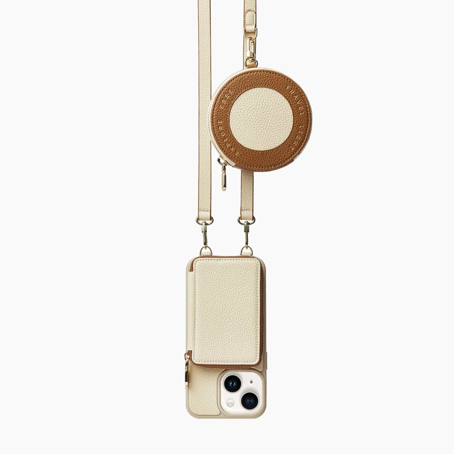 Vivid Kit- Crossbody Phone Case Round Pouch Set