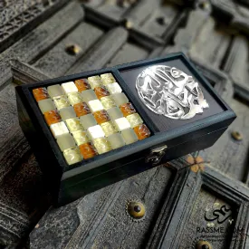 Wooden Tea Box God is the best protector - صندوق شاي
