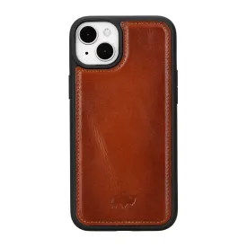 York iPhone 15 Plus Case, Burnished Tan