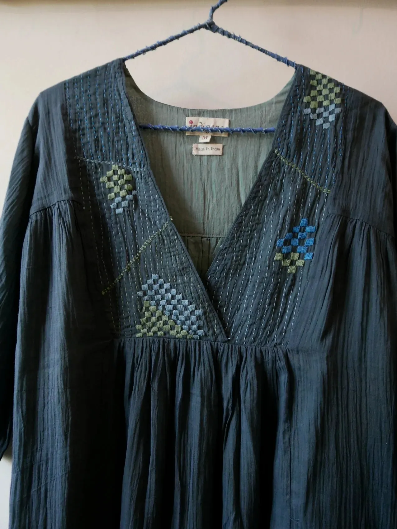 Zypher V Neck Embroidered Tunic